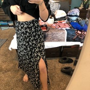 flowy maxi skirt